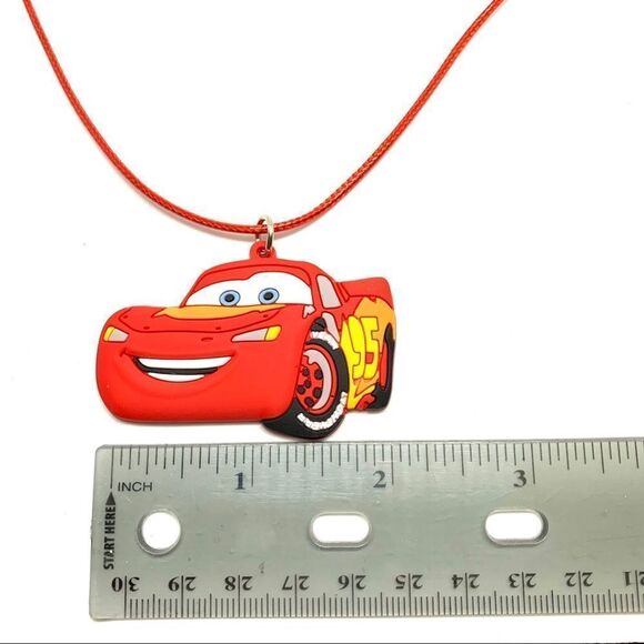 Cars Lightening McQueen Soft PVC Necklace (W2) - Picture 3 of 5
